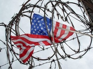 The Entire United States Is Now A War Zone: S.1867 Passes The Senate With Massive Support American_flag_barbed_wire-mdm
